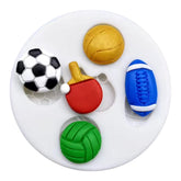 Molde Silicona Balones Mix Mini